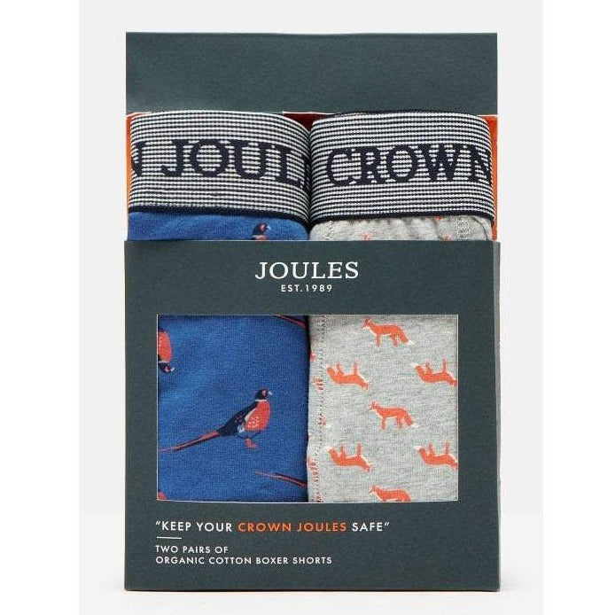 Joules Mens Crown Joules 2 Pack Underwear
