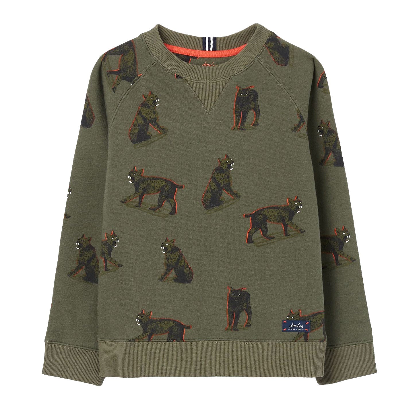 Joules Boy Ventura Printed Crew Neck Sweatshirt