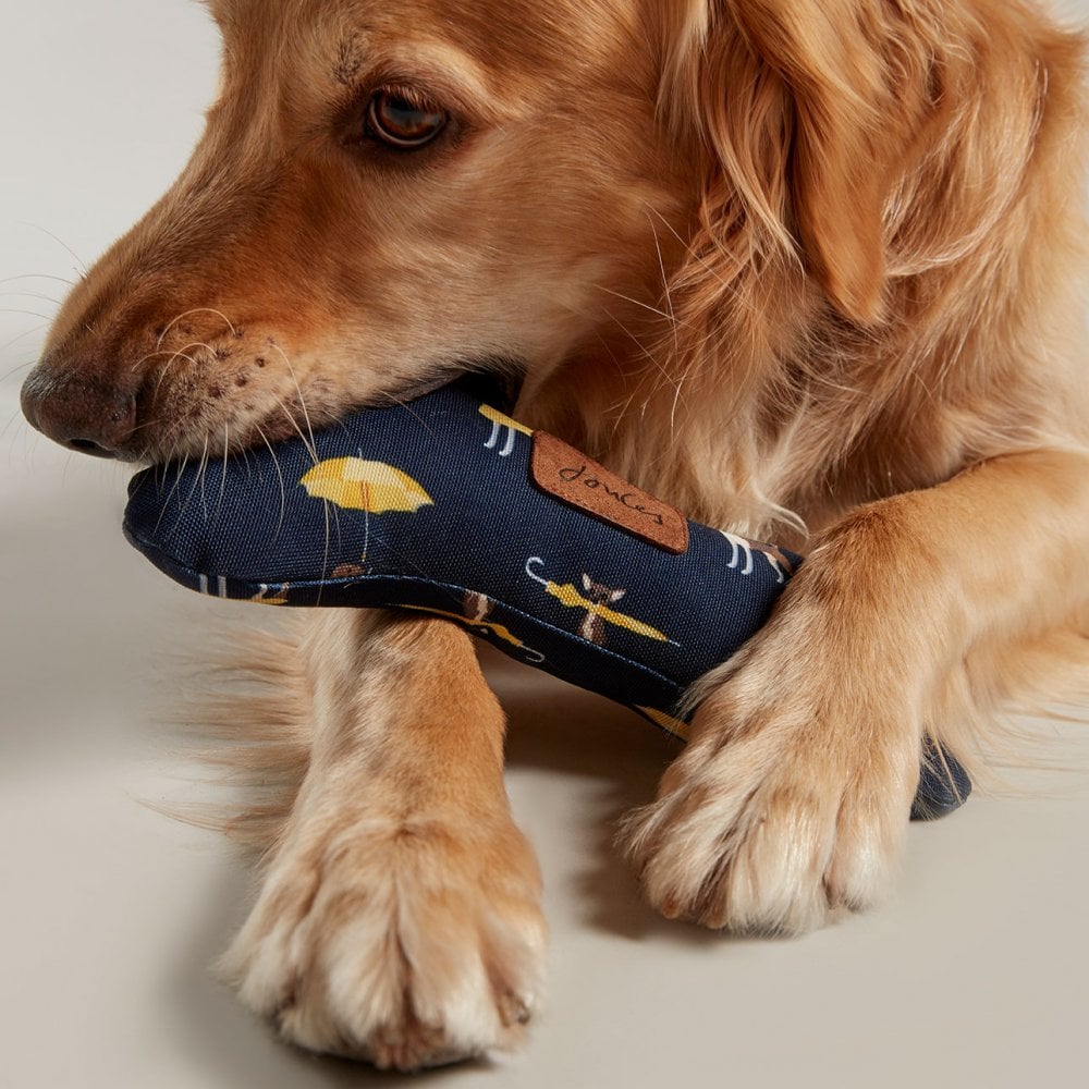 Joules Dog Print Bone Dog Toy