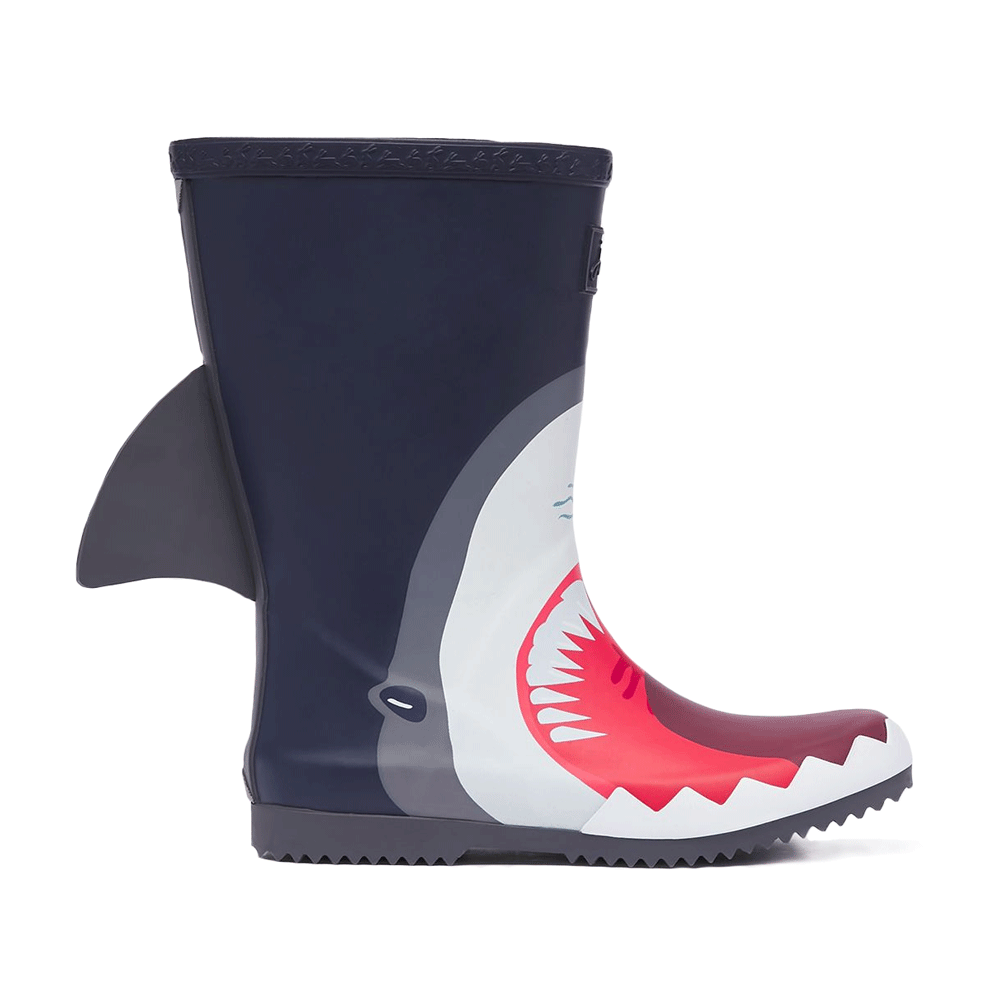 Joules Boys Jnr Roll Up Flexible Printed Welly