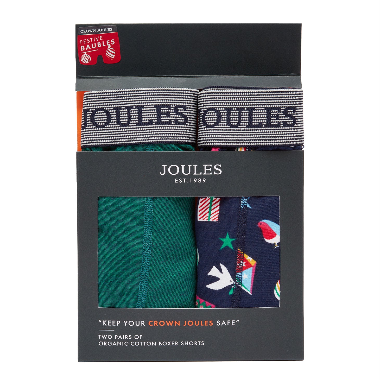 Joules Mens Crown Joules Underwear 2 Pk