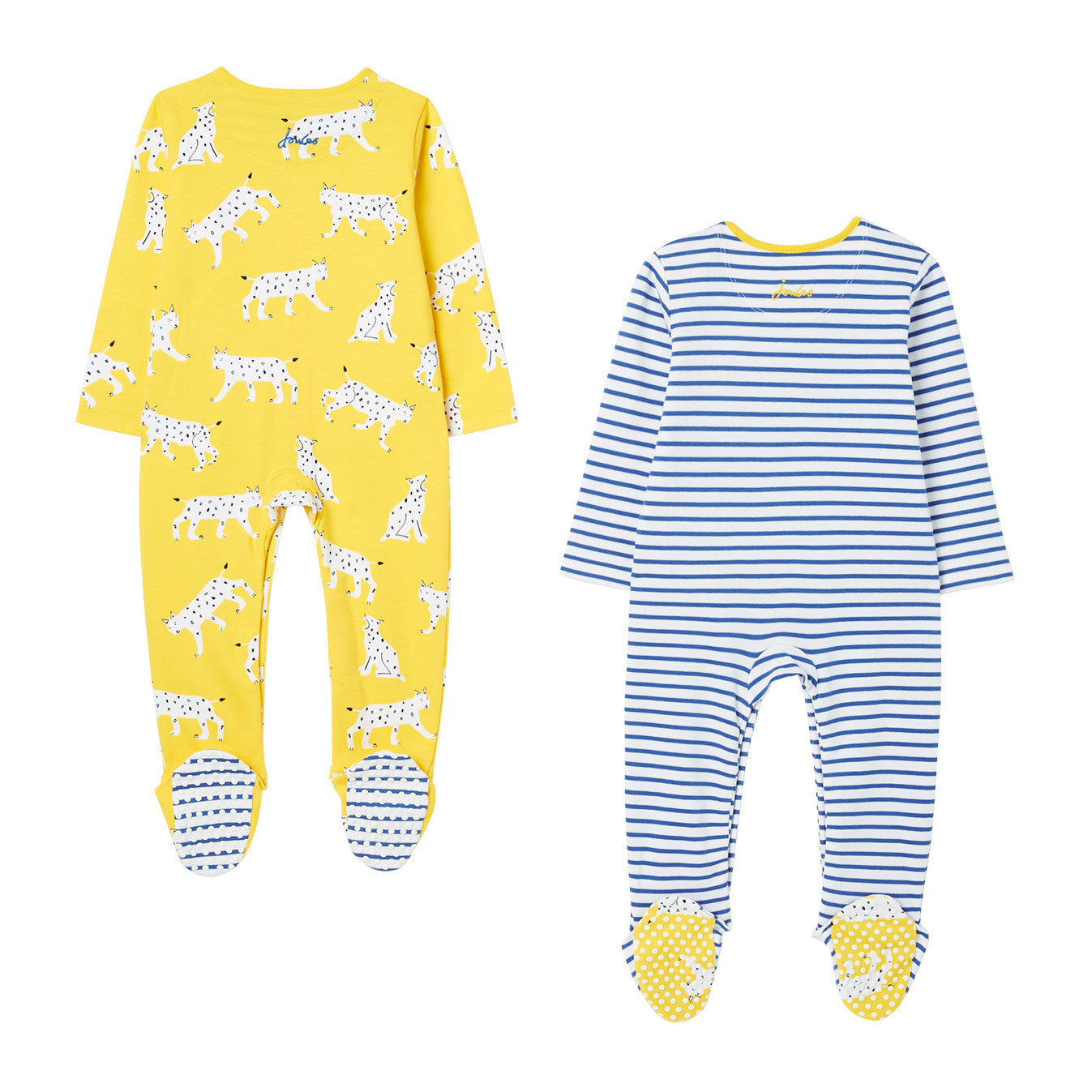 Joules Baby Elmley 2 Pk Organic Cotton Babygrows