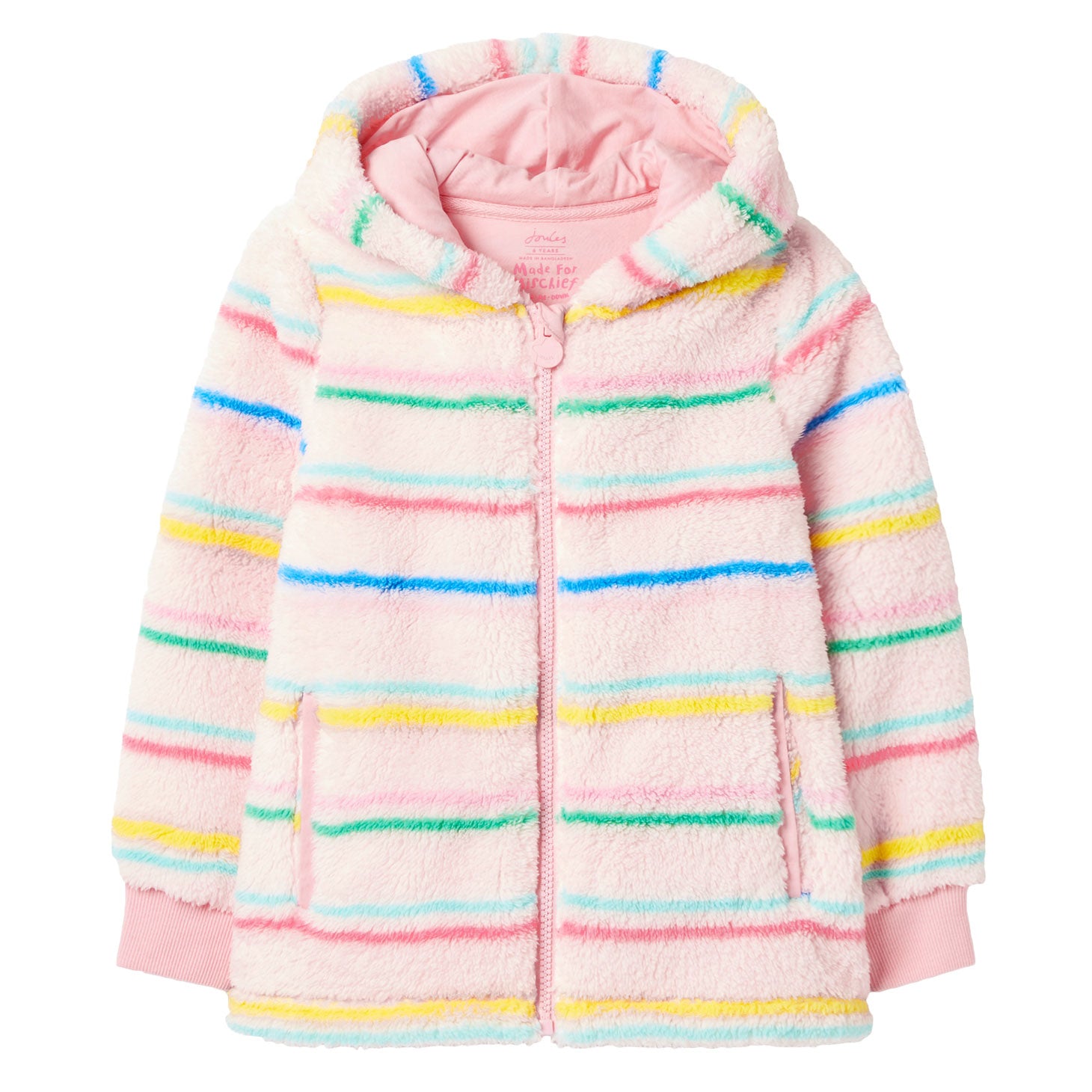 Joules Girls Lanie Zip Through Fleece