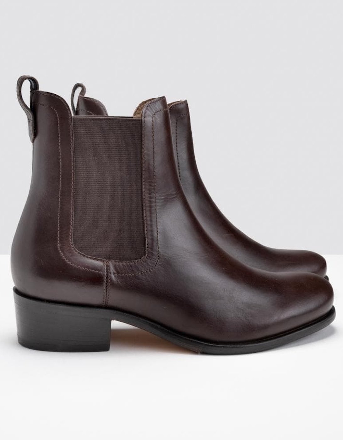Joules Stamford Heeled Leather Chelsea Boot