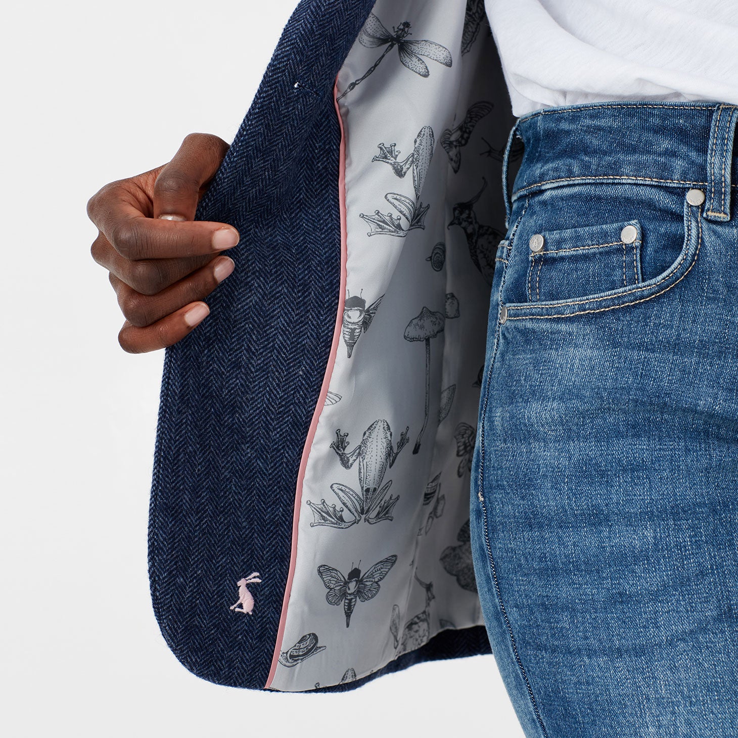 Joules Ladies Bramble Recycled Wool Blazer