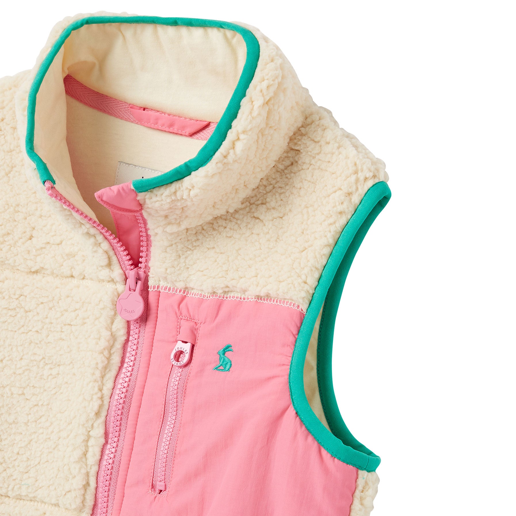 Joules Girl's Fallon Borg Fleece Gilet