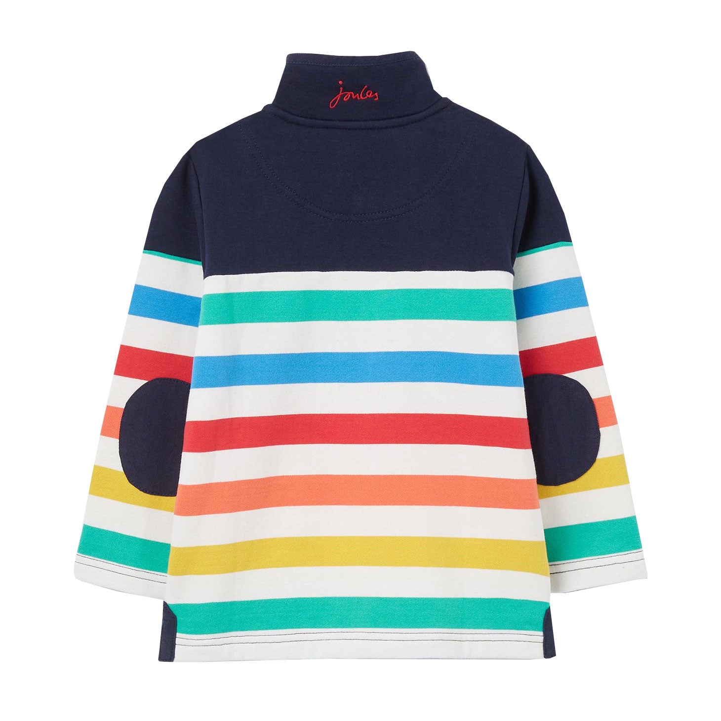 Joules Boy Captain Stripe Overhead 1/2 Zip Sweatshirt