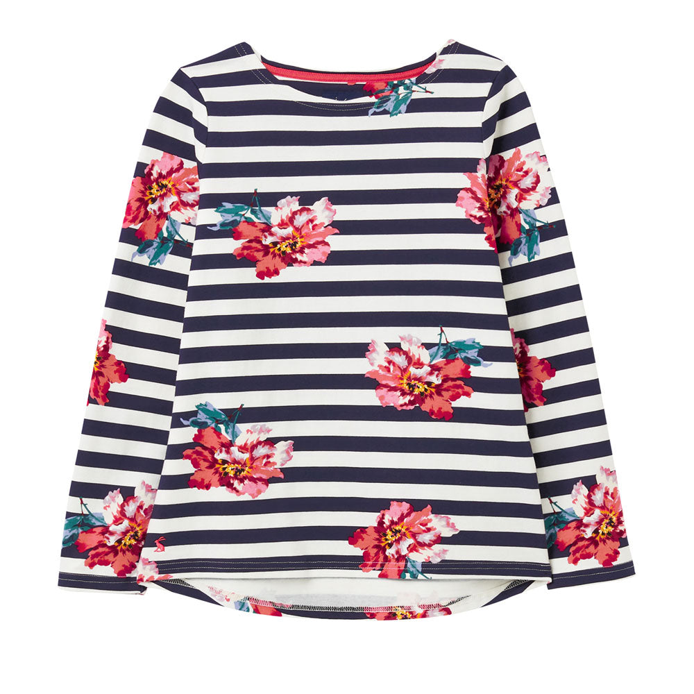 Joules Ladies Classic Harbour Print Jersey Top