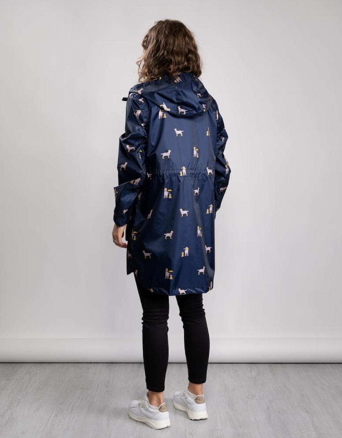 Joules Golightly Printed Waterproof Womens Packable Jacket