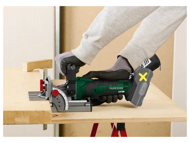 PARKSIDE® Fraiseuse à lamelles sans fil PFDFA 20-Li A1, 20 V