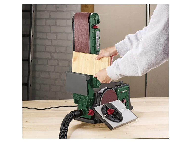 PARKSIDE® Ponceuse à bande et à disque PBTS 370 B3, 370 W