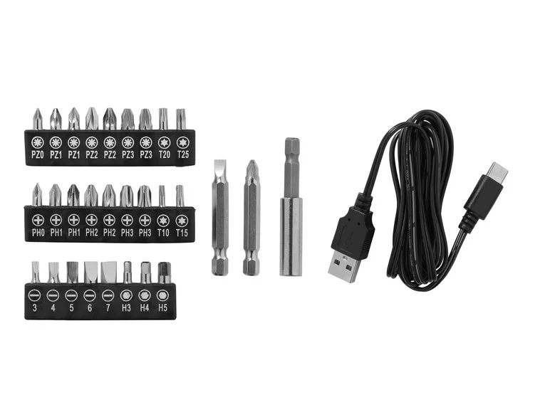 Visseuse sans fil avec embouts interchangeables PAS D7