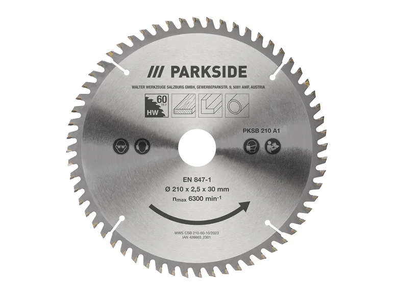 PARKSIDE® Lame de scie circulaire PKSB 210 A1, Ø 21 cm