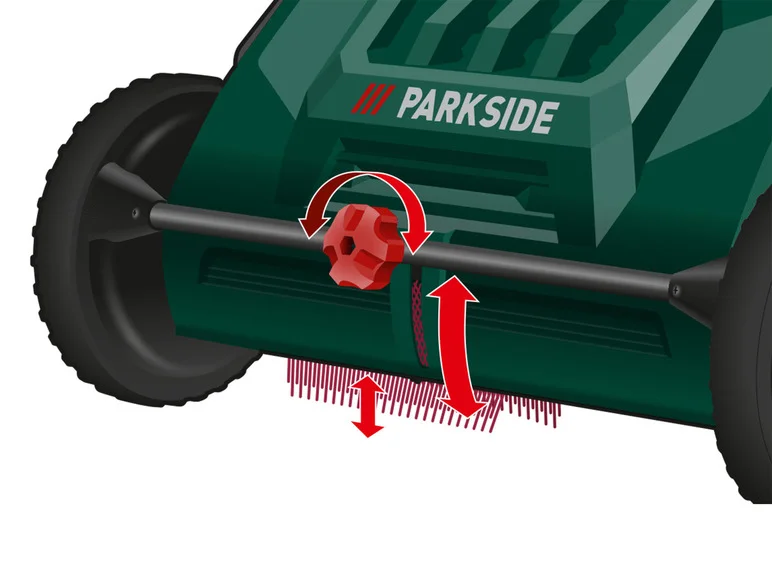 PARKSIDE® Balayeuse, ramasseuse de feuilles et de gazon PKM 103 A1, 103 L
