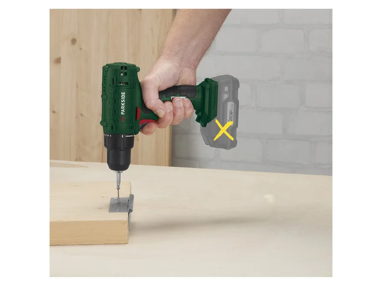 PARKSIDE® Perceuse-visseuse sans fil PBSA 20-Li A1, 20 V