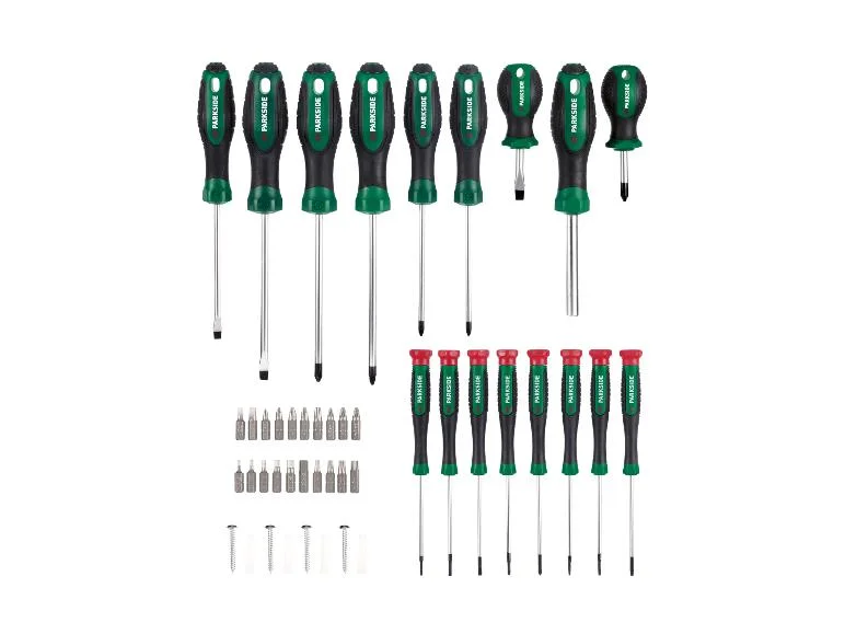 Set de tournevis et embouts, 37 pièces