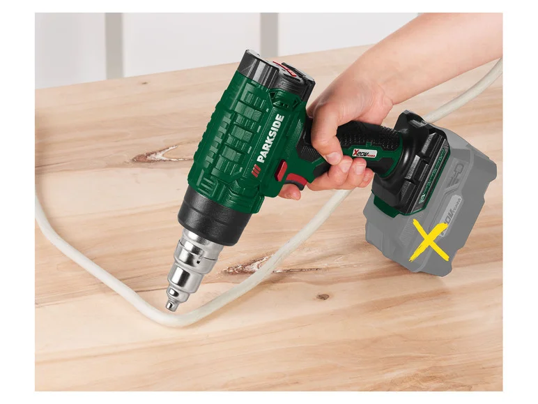 PARKSIDE® Pistolet à air chaud sans fil PHLGA 20-Li C2, 20 V