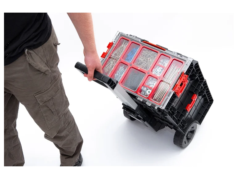 Kit caisse à outils sur roulettes, 3 pièces