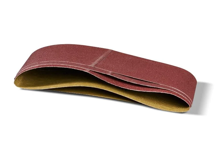 Papier abrasif pour ponceuses à bande et à disques