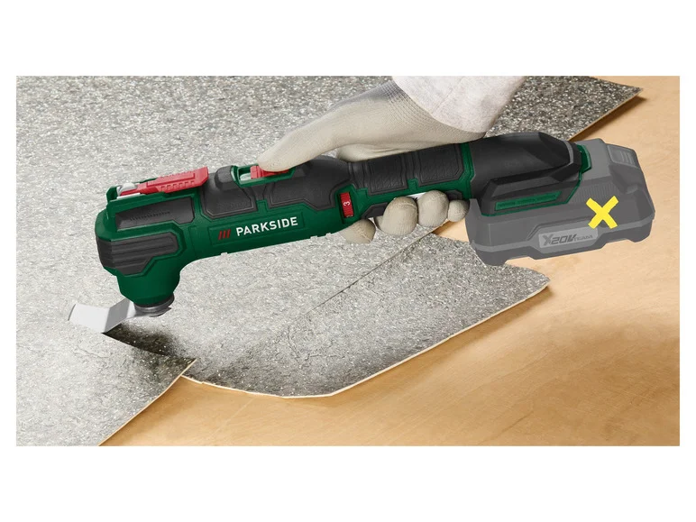 PARKSIDE® Outil multifonction sans fil PAMFW 20-Li C3, 20 V