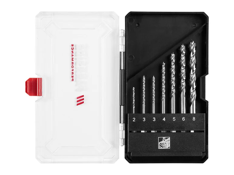 Jeu de forets hexagonaux en acier rapide / jeu de forets hexagonaux pour la pierre ou jeu de forets hexagonaux pour le bois, 8 pièces / 7 pièces