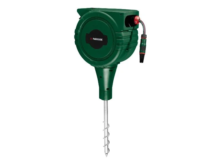 Enrouleur de tuyau sur piquet, 25 m