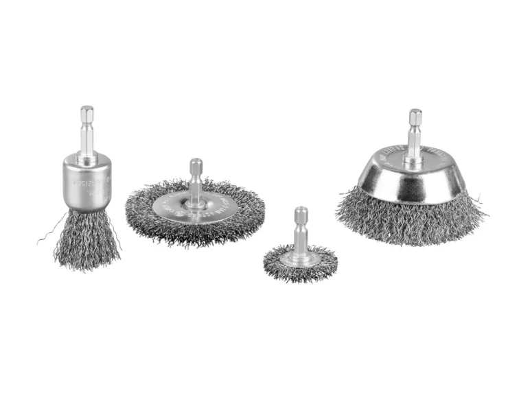 Jeu de brosses métalliques / Jeu de polissage / Jeu de brosses en nylon / Pompe pour perceuse, 4 pièces / 7 pièces / 1 pièce