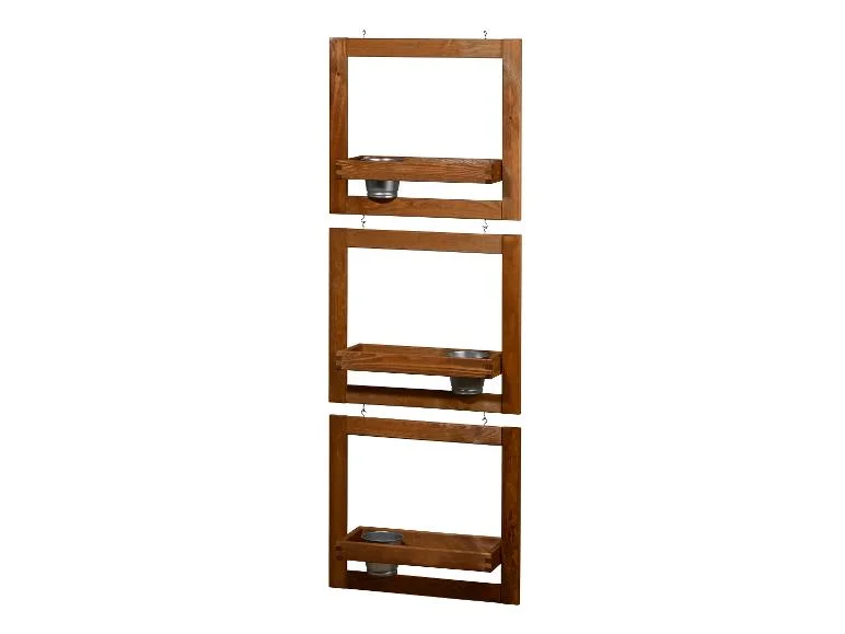 Ensemble jardinière suspendue avec pots