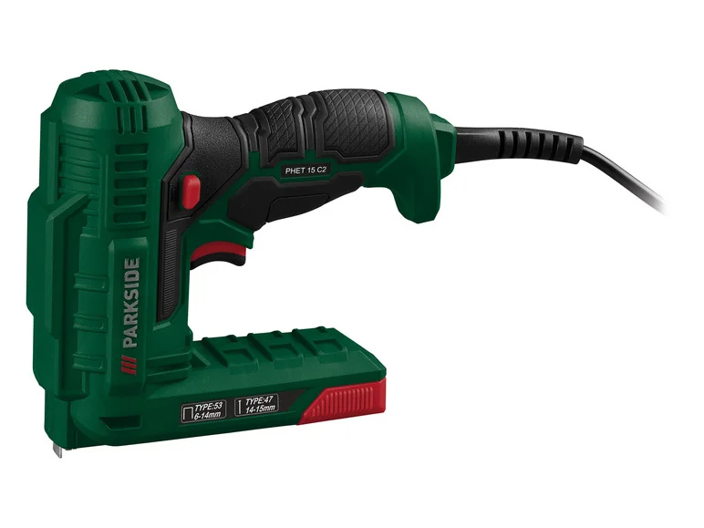 PARKSIDE® Agrafeuse-cloueuse électrique PHET 15 C2, 70 W