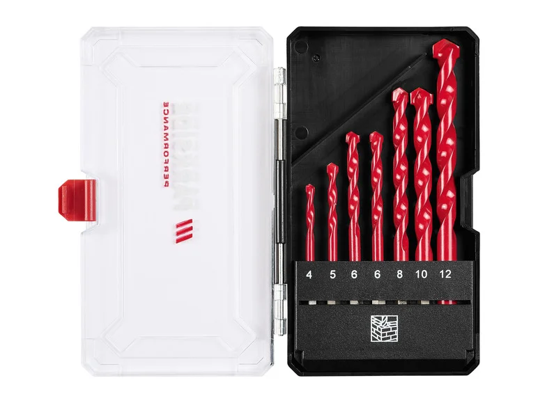 Jeu de forets hexagonaux en acier rapide / jeu de forets hexagonaux pour la pierre ou jeu de forets hexagonaux pour le bois, 8 pièces / 7 pièces