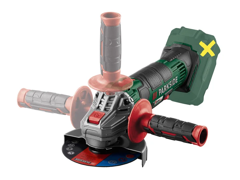 PARKSIDE® Meuleuse d'angle sans fil PWSA 20-Li F4, 20 V