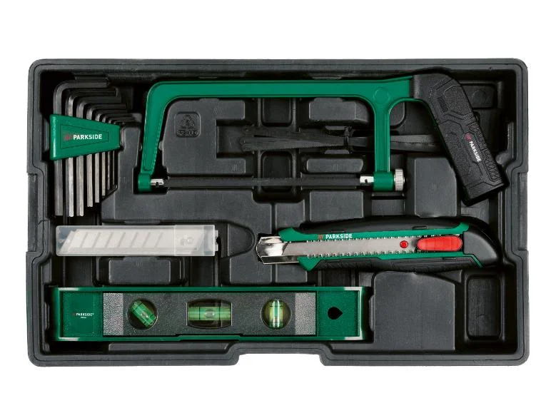 Boîte à outils avec visseuse sans fil PWBM A1, 92 pièces