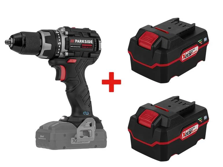 Perceuse-visseuse sans fil + 2 Batteries, 20 V