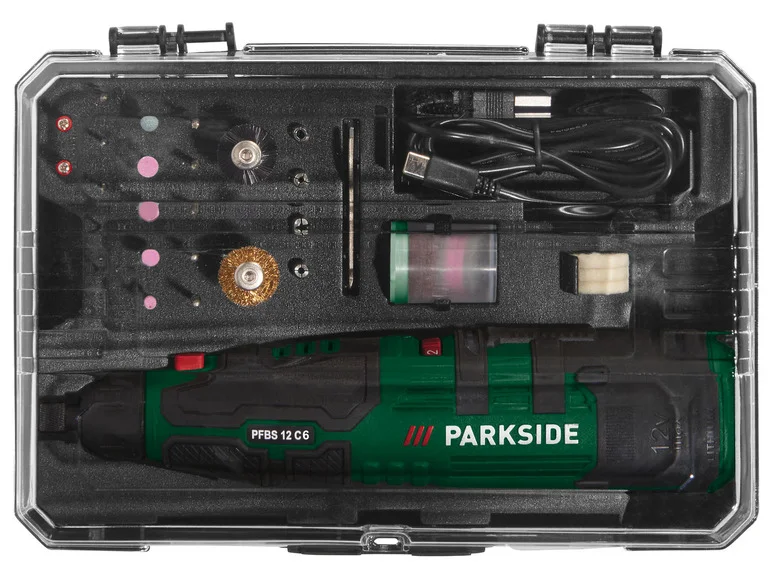 PARKSIDE® Meuleuse-perceuse de précision PFBS 12 C6, 12 V