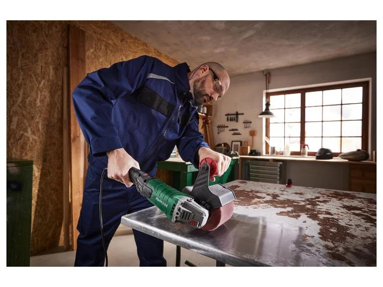 Machine à satiner et ponceuse à brosse PBSM 1300 A1