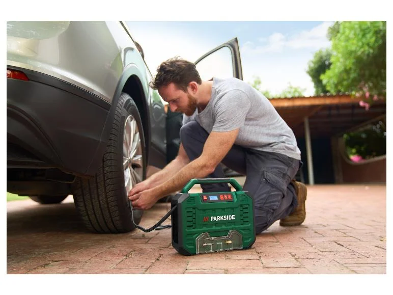 Compresseur numérique portatif 12 V / 230 V