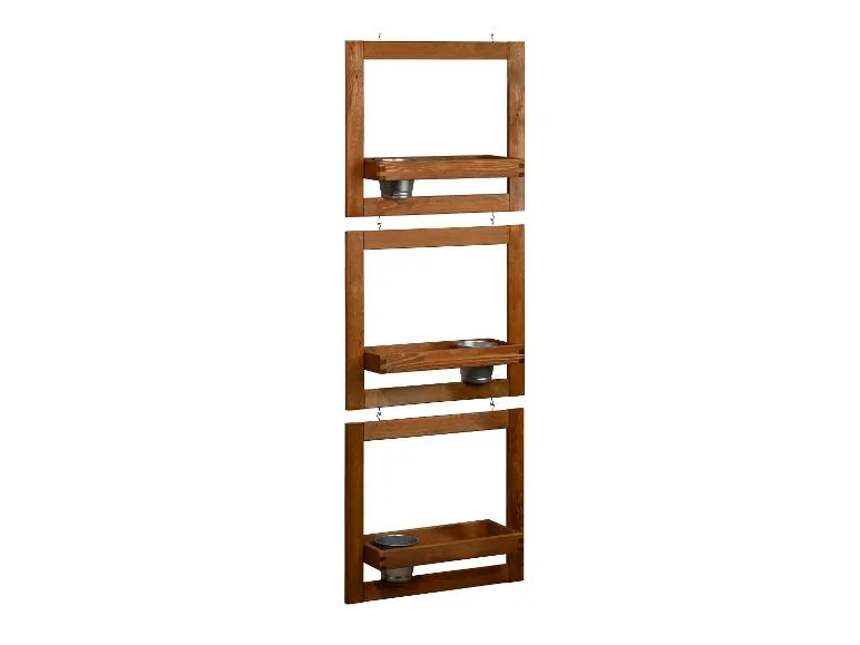 Ensemble jardinière suspendue avec pots