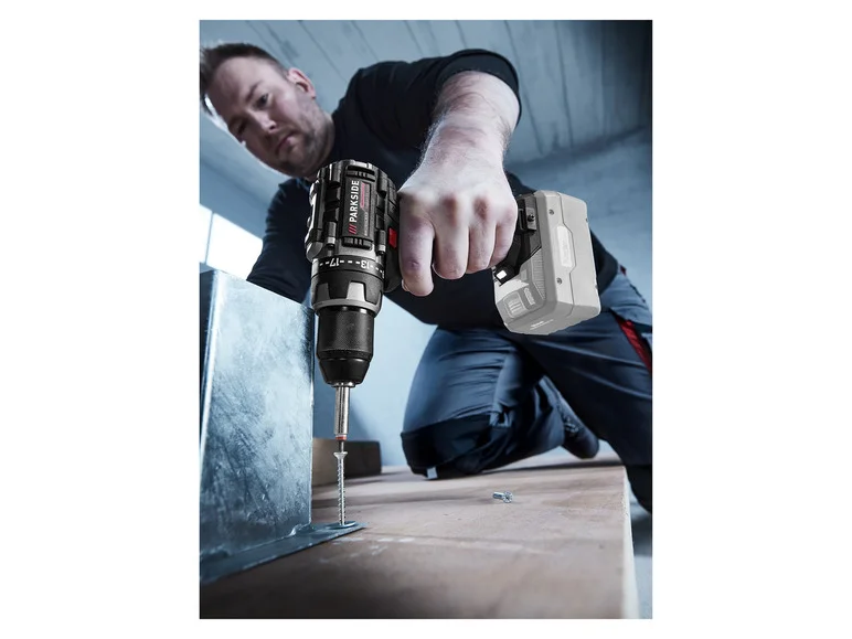 PARKSIDE PERFORMANCE® Perceuse-visseuse sans fil 20 Li C4, 20 V