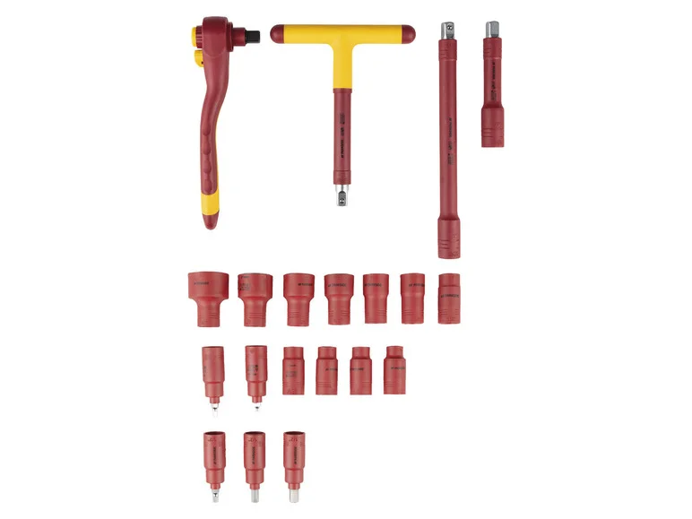 PARKSIDE® Jeu de clés à douilles ou Jeu de clés à fourche à une bouche, 20 pièces