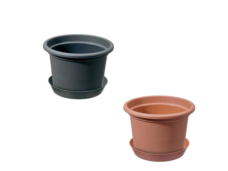 PARKSIDE® Pot à plantes avec soucoupe, 28 cm