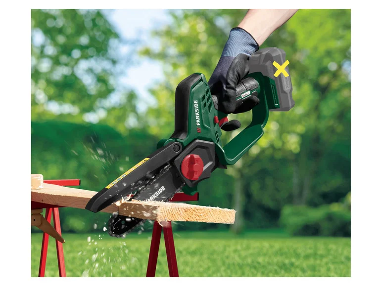 PARKSIDE® Mini-tronçonneuse à bois sans fil PGHSA 20-Li B1, 20 V