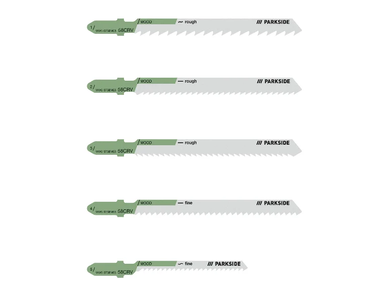 Set de lames de scie sauteuse PSTZ 3 A1