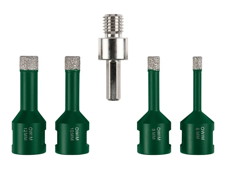 Jeu de forets diamantés pour carrelage