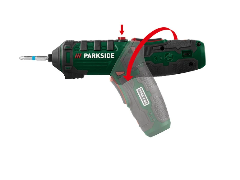 PARKSIDE® Visseuse sans fil PSSA 4 B2, 4 V