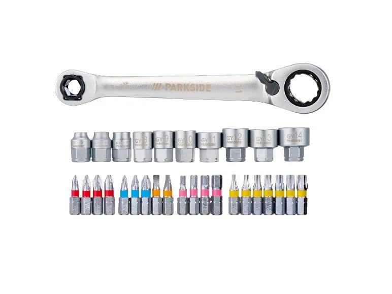 Jeu de clés à douille, 31 pièces