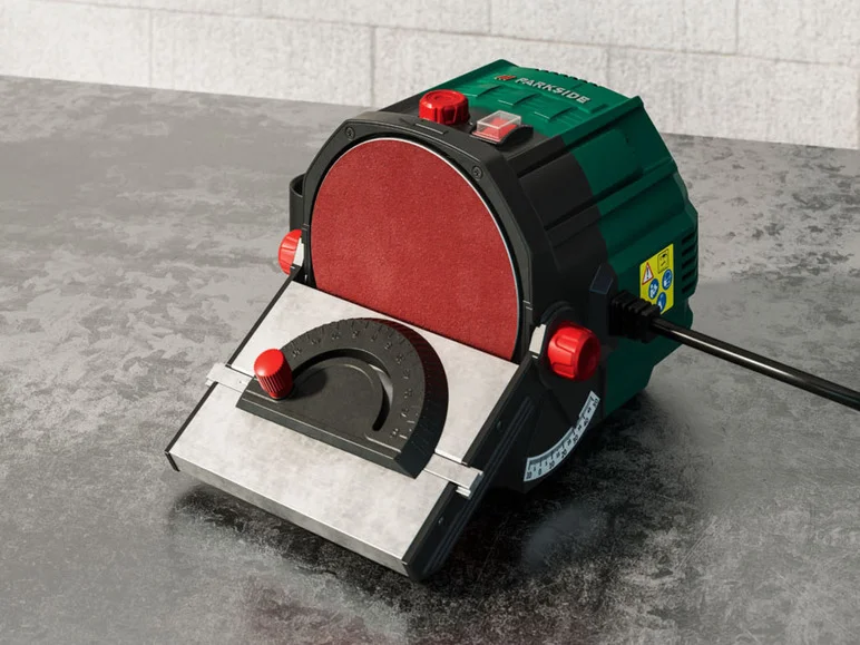 PARKSIDE® Ponceuse à disque PTSG 140 D2, 6 papiers abrasifs inclus