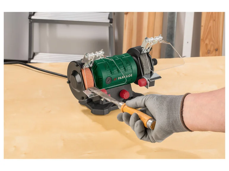 Touret à meuler double avec arbre flexible PDFW 120 B3, 120 W