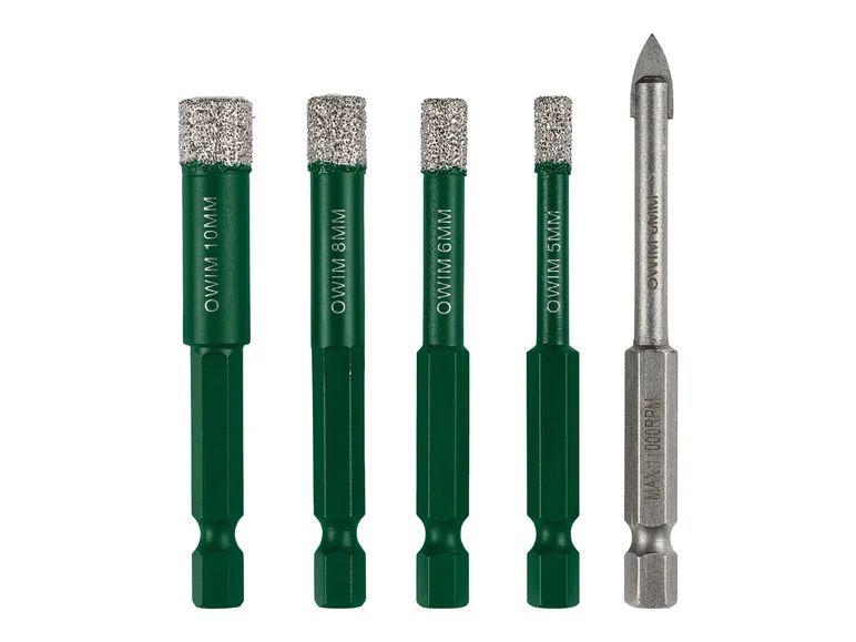 Jeu de forets diamantés pour carrelage