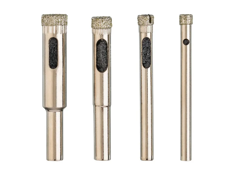 PARKSIDE® Set de forets ou de trépans diamant, 4 pièces