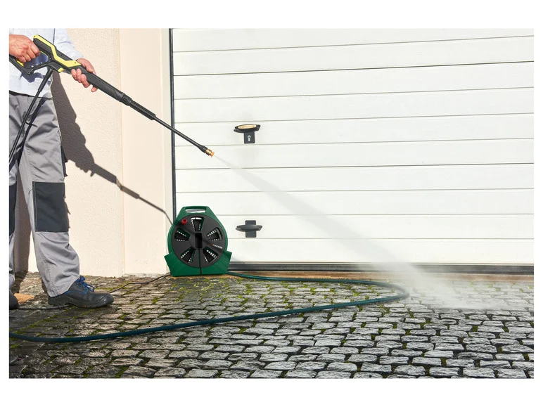 PARKSIDE® Enrouleur avec tuyau plat, 20 m, 1/2